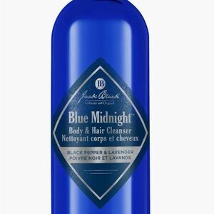 Jack Black Blue Midnight Body & Hair Cleanser, Black Pepper & Lavender 33 oz NEW